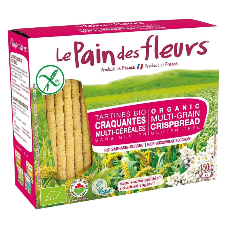 Tartines craquantes multi-céréales sans gluten - 150g