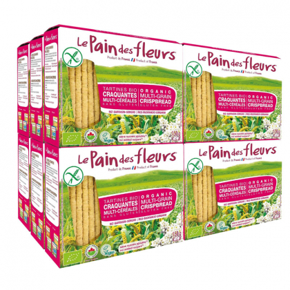 Tartines craquantes multi-céréales sans gluten - Lot de 12x150g