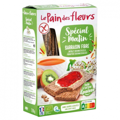 Tartines Spécial matin bio - Sarrasin fibre - 230g