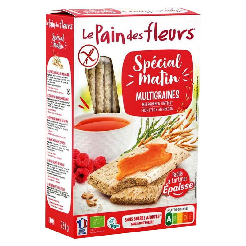 Tartines Spécial matin bio - Multi graines - 230g