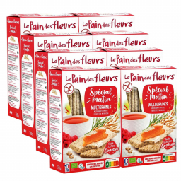 Tartines Spécial matin bio - Multi graines - Lot de 8x230g