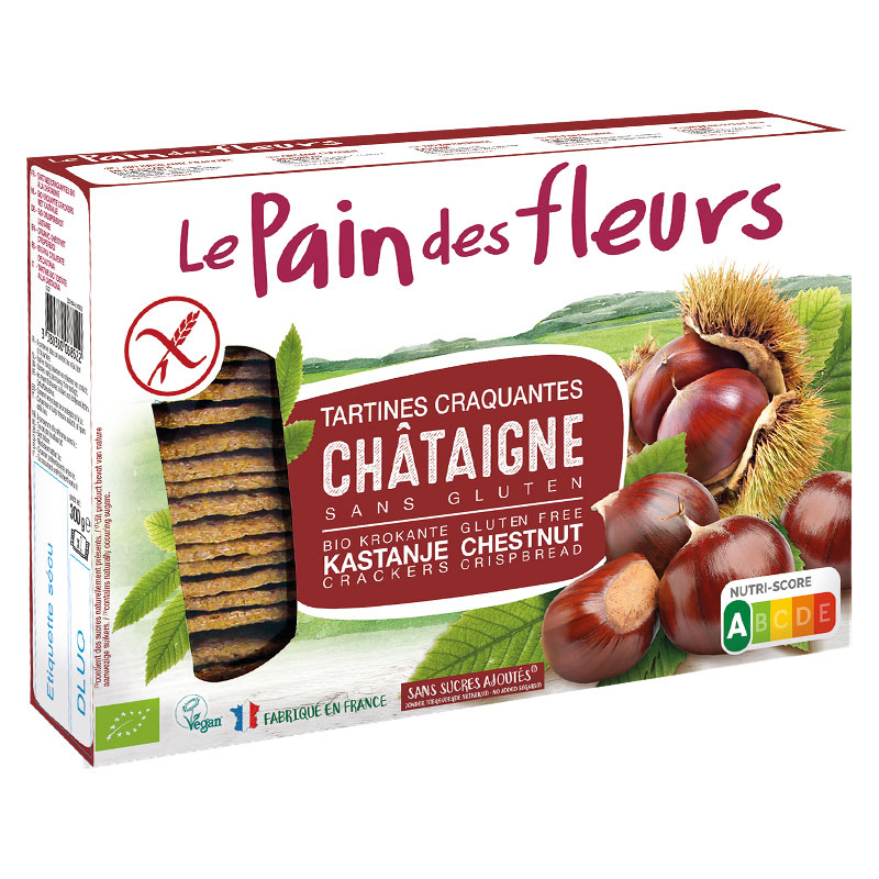 Tartines craquantes à la châtaigne sans gluten - 300g