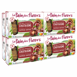 Tartines craquantes à la châtaigne sans gluten - Lot de 8x300g