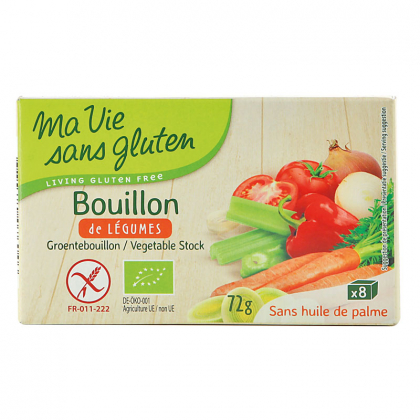 Bouillon de légumes sans gluten - 72g