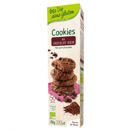 Cookies au chocolat noir sans gluten - 150g