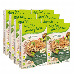 Galettes à poêler à la forestière sans gluten - Lot de 8x200g