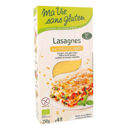 Lasagnes aux lentilles jaunes - 250g