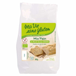 Préparation pour pain millet et graines sans gluten - 500g