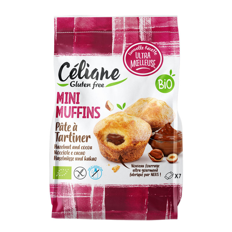 Mini muffins noisette bio sans gluten - 200g