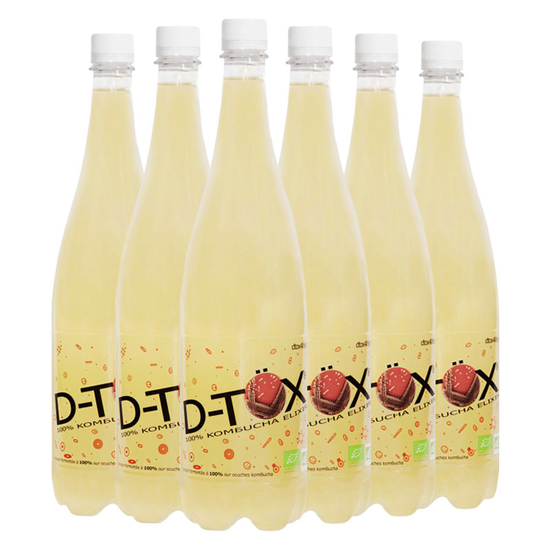 Elixir kombucha D-Töx - Lot de 6x1L