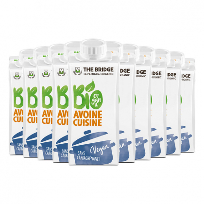 Crème d’avoine bio - Lot de 10x200ml