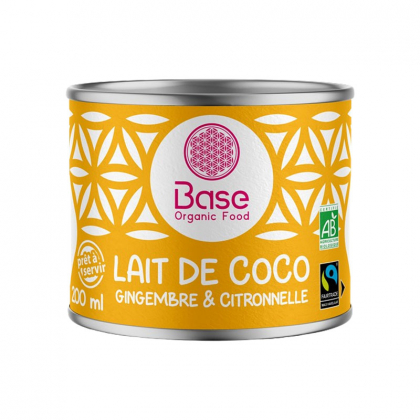 Lait de coco bio Gingembre citronnelle onctueux 17%mg - 200ml