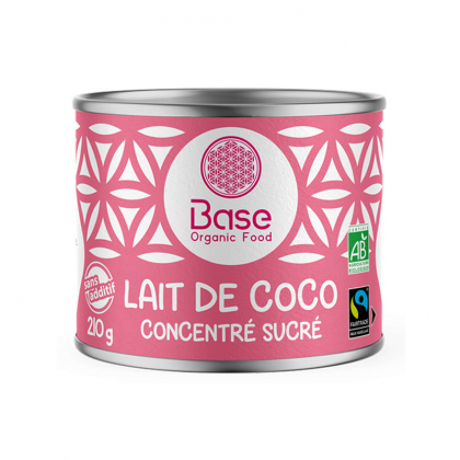 Lait de coco bio concentré sucré - 210g