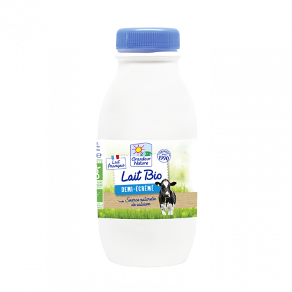 Lait de vache demi-écrémé...