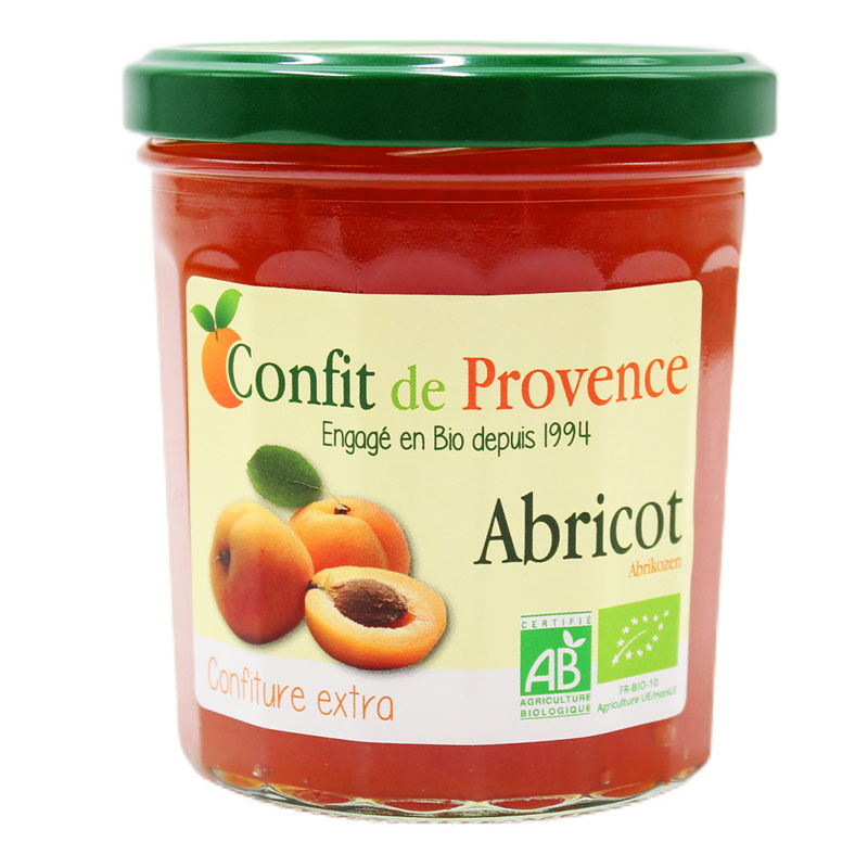 Confiture extra d'abricot bio - 370g