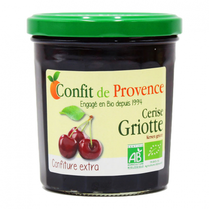 Confiture extra de cerise griotte bio - 370g