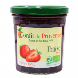 Confiture extra de fraise bio - 370g