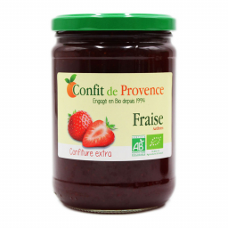 Confiture extra de fraise bio - 650g