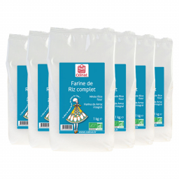 Farine de riz complet - Lot de 6x1kg