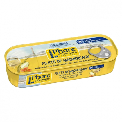 Filets de maquereaux au vin blanc Muscadet - 151g