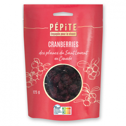 Cranberries du Canada - 125g