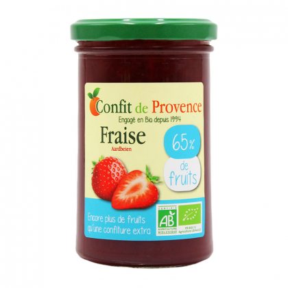 Préparation bio 65% de fruits - Fraise - 300g