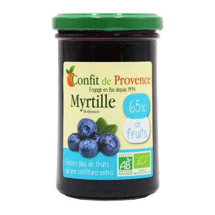 Préparation bio 65% de fruits - Myrtille - 300g