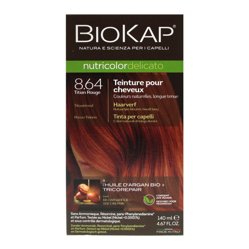 Coloration Nutricolor Delicato - 8.64 Rouge titien - 140ml