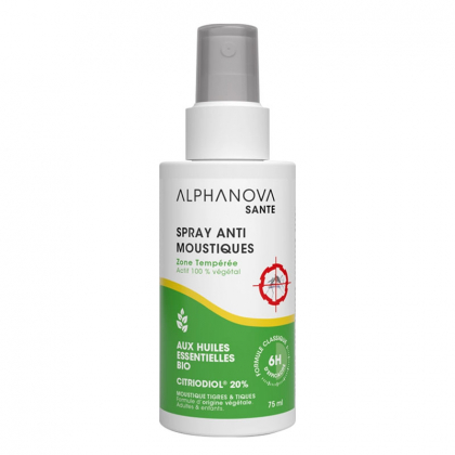 Spray anti moustiques spécial zone tempérée - 75ml