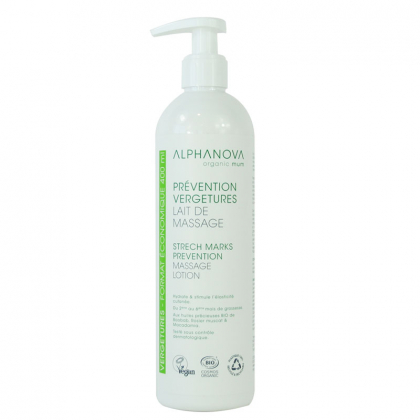 Lait de massage anti-vergetures - 400ml