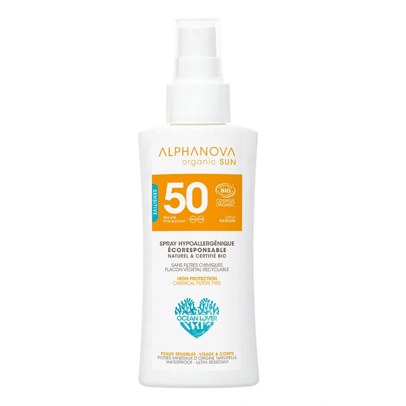 Spray voyage SPF 50 hypoallergénique sans parfum- 90g