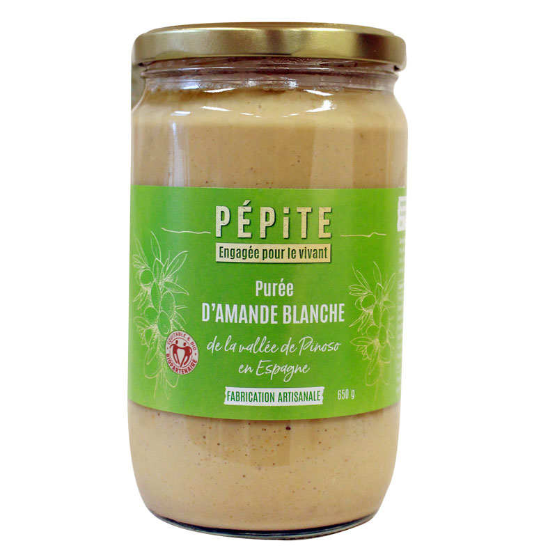 Purée d'amandes blanches - 650g