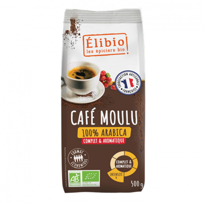 Café bio moulu - 100% Arabica - 500g