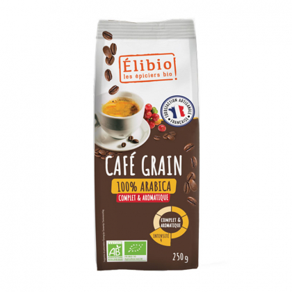 Café bio en grains - 100% Arabica - 250g