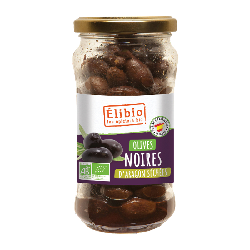 Olives noires d’Aragon séchées - 210g