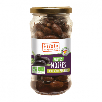 Olives noires d’Aragon séchées - 210g