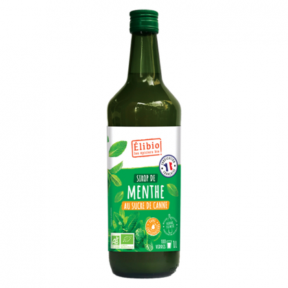 Sirop de menthe bio - 1L