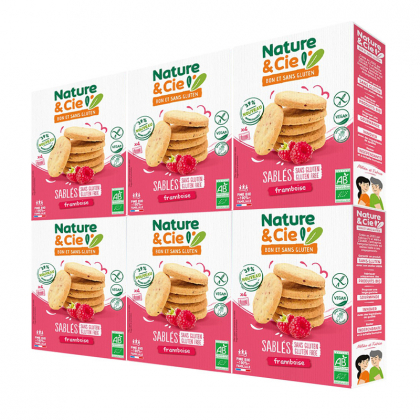 Sablés framboise - Lot de 6x135g
