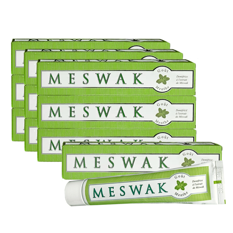 Dentifrice ayurvédique au Meswak et à la menthe - Lot de 10x100g