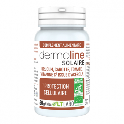 Dermoline solaire bio - Protection cellulaire - 60 gélules