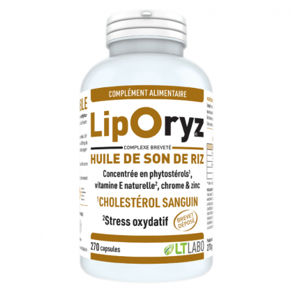 Liporyz - Régulation du cholestérol - 270 capsules