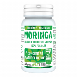 Moringa pure bio - Vitalité générale - 60 gélules