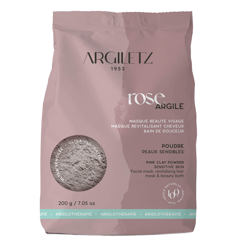 Argile rose ultra ventilée - Vrac 200g