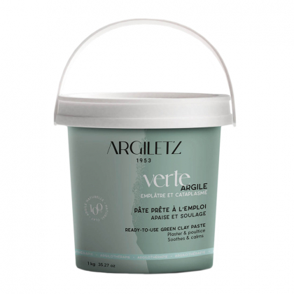 Argile verte prête à l'emploi - 1kg