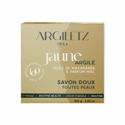 Savon doux et apaisant à l'argile jaune - 100g