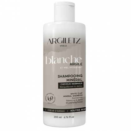 Shampoing à l'argile blanche - Cheveux normaux - 200ml