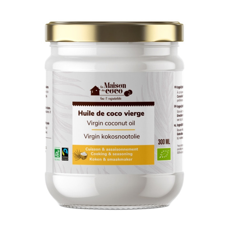 Huile de coco bio et équitable - 300ml