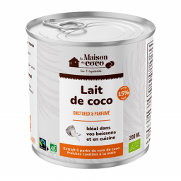 Lait de coco 15%MG issu du commerce équitable - 200ml