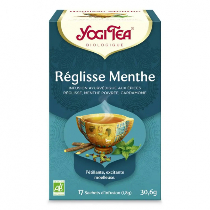 Infusion ayurvédique aux épices bio - Réglisse menthe - 17 infusettes