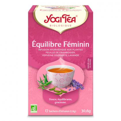 Équilibre féminin - Infusion ayurvédique aux plantes bio - 17 infusettes